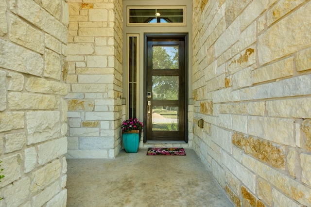 2724 Rain Song Dr, Leander, TX 78641 - view of exterior entry with stone siding