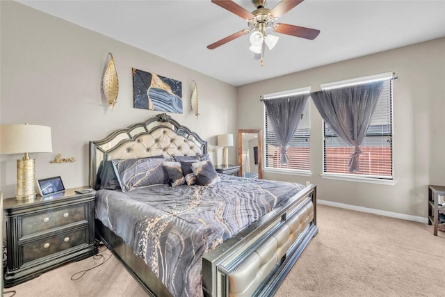 3306 Castleton Dr, Killeen, TX 76542 - carpeted bedroom featuring ceiling fan and baseboards