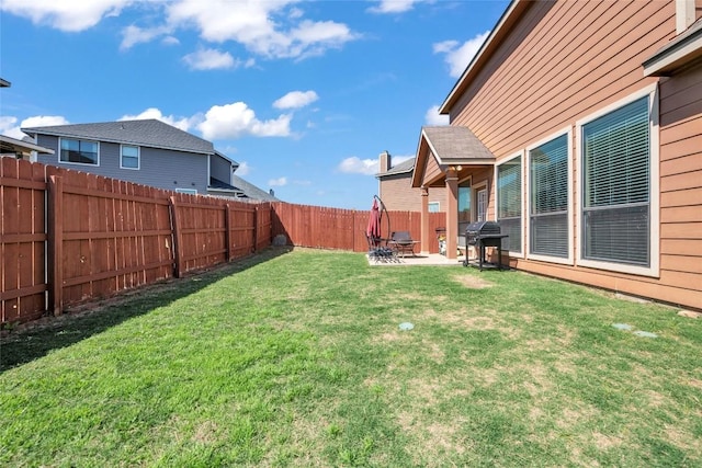 3306 Castleton Dr, Killeen, TX 76542 - view of yard featuring a fenced backyard and a patio area