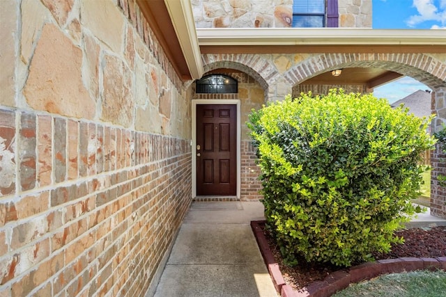 3306 Castleton Dr, Killeen, TX 76542 - property entrance with stone siding and brick siding