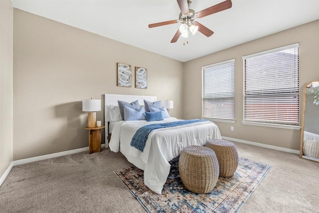 3306 Castleton Dr, Killeen, TX 76542 - bedroom with carpet and a ceiling fan