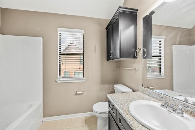 3306 Castleton Dr, Killeen, TX 76542 - bathroom featuring healthy amount of natural light, vanity, and tile patterned floors