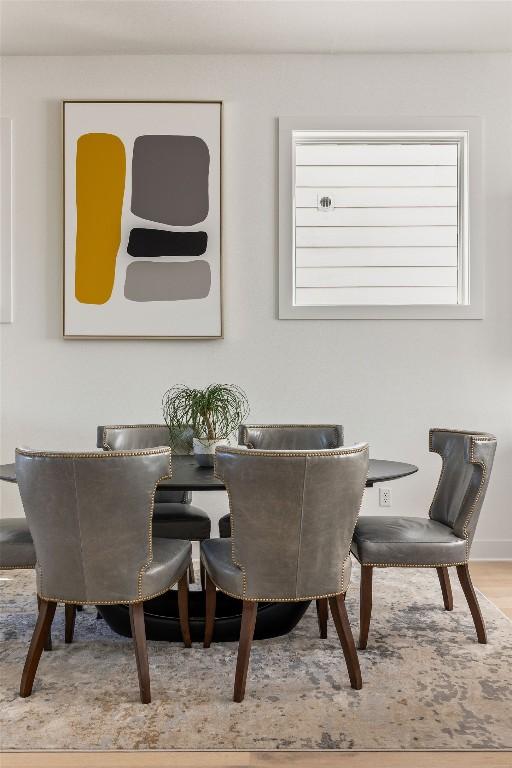 view of dining space