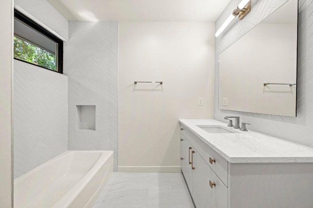 2001 Circle Hvn, Austin, TX 78741 - full bath featuring vanity and baseboards