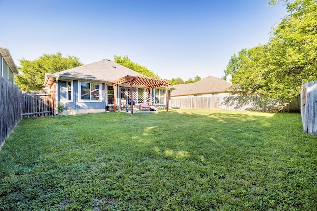 3011 Foxton Cv, Austin, TX 78748 - rear view of property featuring a pergola and a patio area
