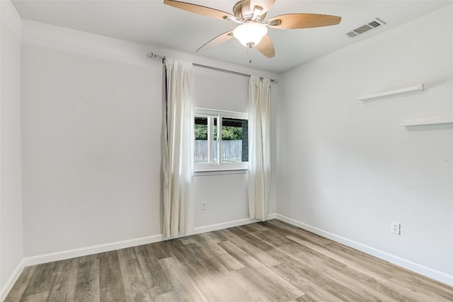 12600 Limerick Ave, Austin, TX 78727 - empty room featuring ceiling fan and wood finished floors