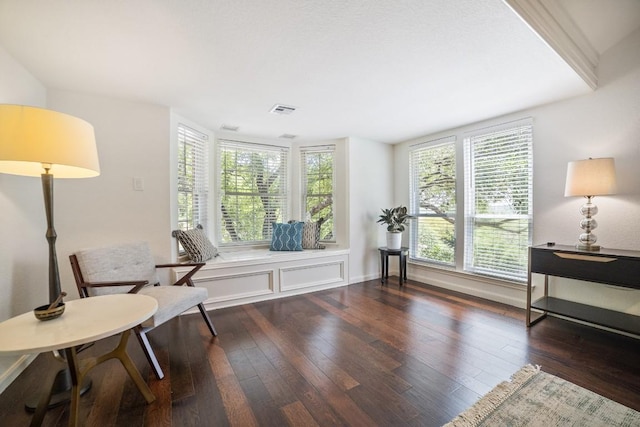 1702 Crested Butte Dr, Austin, TX 78746 - sitting room featuring wood-type flooring