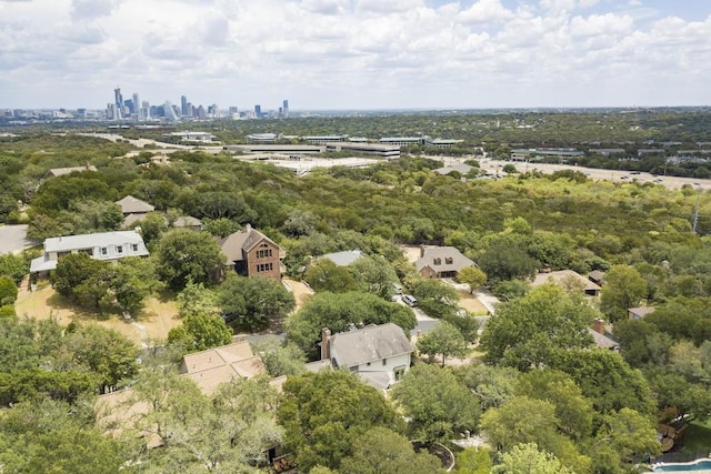 1702 Crested Butte Dr, Austin, TX 78746 - drone / aerial view of city skyline