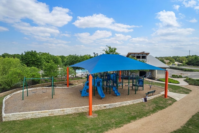 view of communal playground