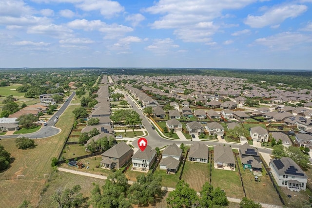 drone / aerial view featuring a residential view