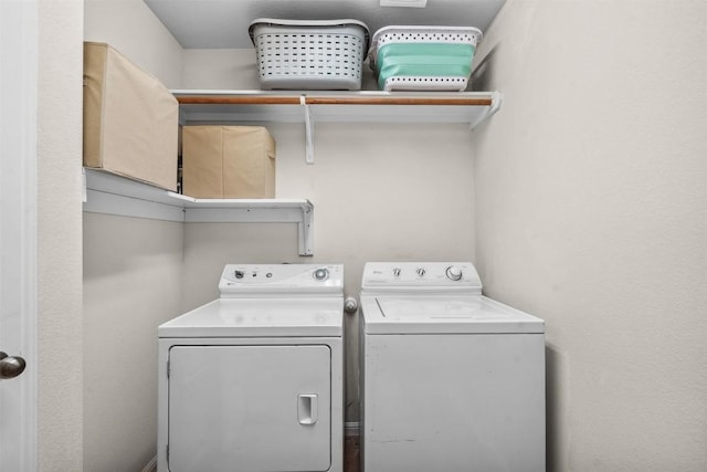 30310 Bumble Bee Dr, Georgetown, TX 78628 - washroom with separate washer and dryer and laundry area
