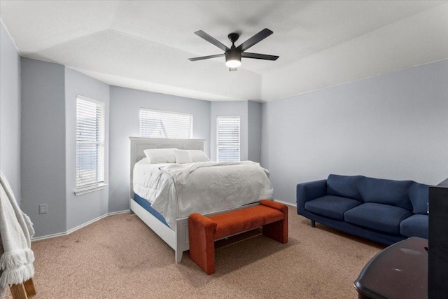 107 Jefferson Cv, Elgin, TX 78621 - carpeted bedroom with baseboards and ceiling fan
