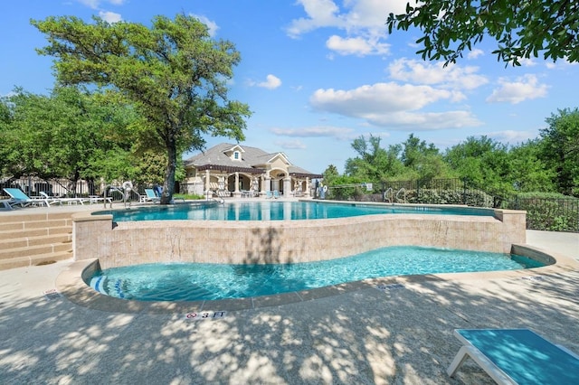 108 Perpetuation Dr Unit 802, Lakeway, TX 78734 - community pool featuring a patio area