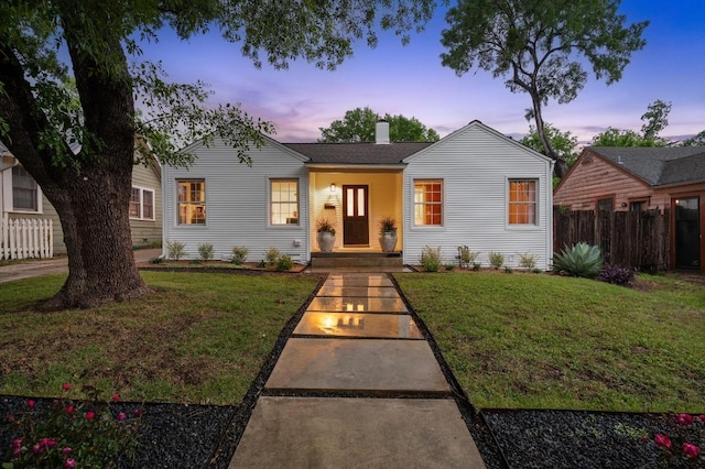 1107 Maufrais St, Austin, TX 78703 - view of front of house with a chimney