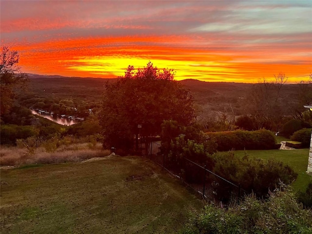 804 Lakewood Hills Ter, Austin, TX 78732 - view of nature at dusk