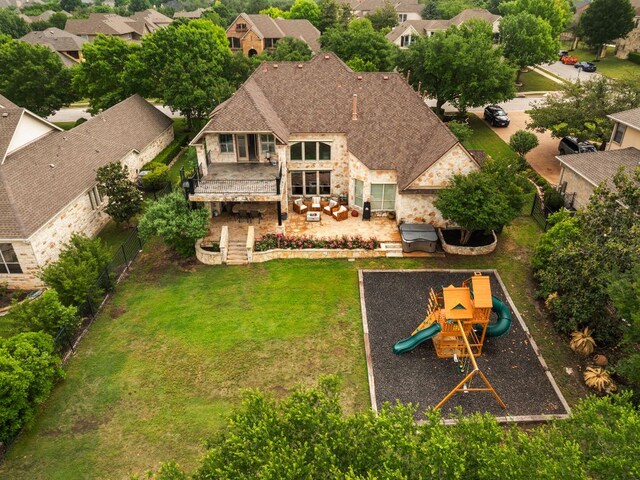 804 Lakewood Hills Ter, Austin, TX 78732 - aerial view of residential area