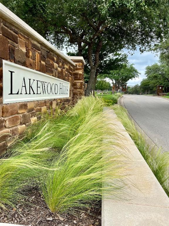 804 Lakewood Hills Ter, Austin, TX 78732 - view of community sign