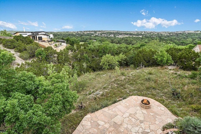 5000 High Canyon Pass, Austin, TX 78738 - aerial view of a heavily wooded area