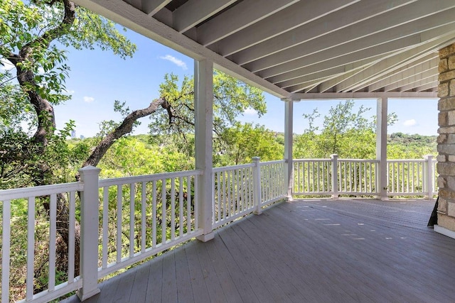 1313 Spyglass Dr, Austin, TX 78746 - view of deck