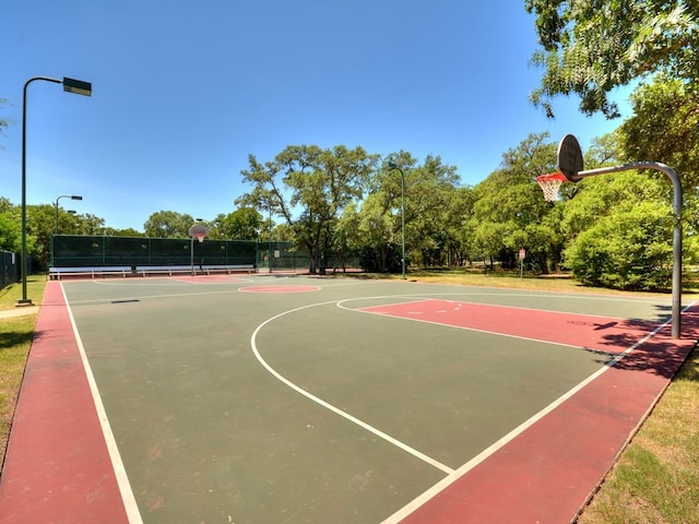 5412 Moon Shadow Dr, Austin, TX 78735 - view of sport court featuring fence and community basketball court