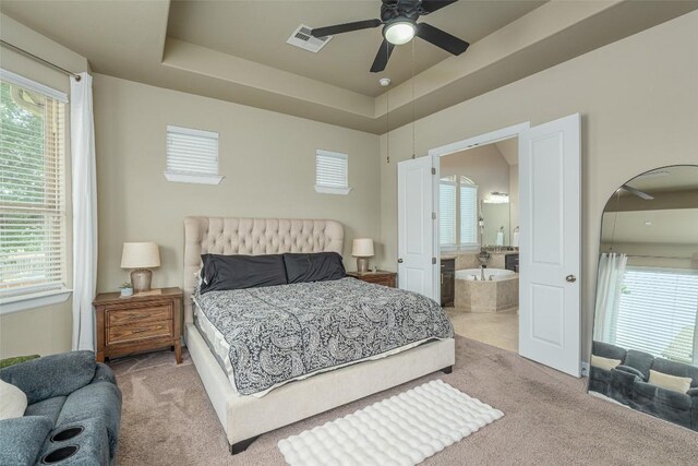 2421 Carretera Dr, Leander, TX 78641 - bedroom with carpet floors and multiple windows