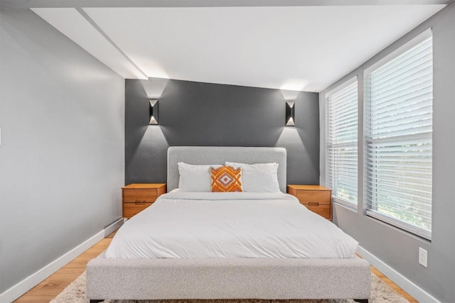 1712 Alleghany Dr, Austin, TX 78741 - bedroom with light wood finished floors and baseboards