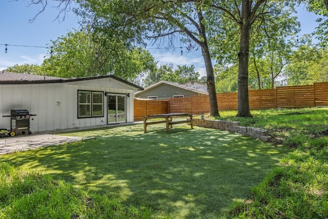 1712 Alleghany Dr, Austin, TX 78741 - view of yard with a patio