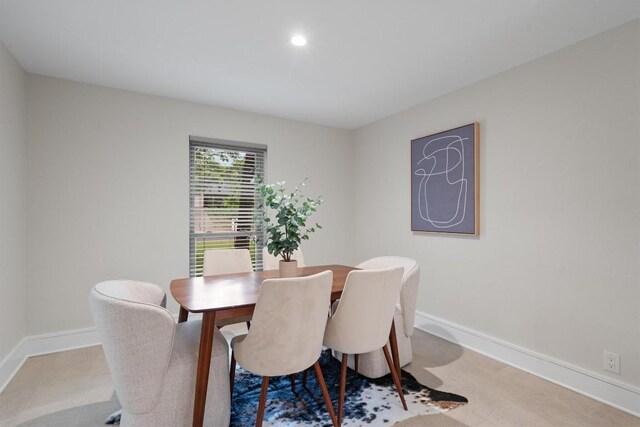 6405 Danwood Dr, Austin, TX 78759 - dining space featuring baseboards and recessed lighting