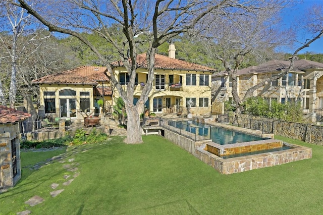 3111 Ski Shores Ter, Austin, TX 78730 - view of swimming pool featuring a patio