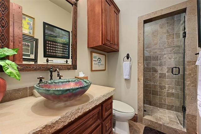 3111 Ski Shores Ter, Austin, TX 78730 - full bathroom with a stall shower and vanity