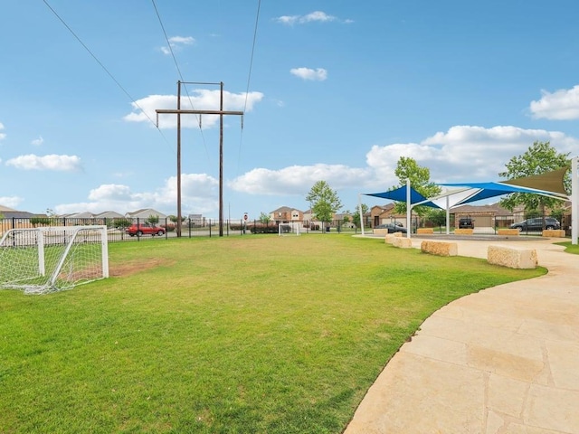 view of property's community