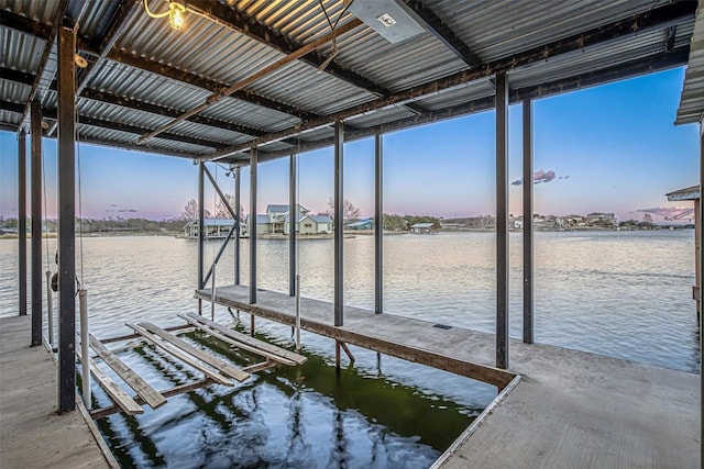 609 E Briarway Dr, Granite Shoals, TX 78654 - dock area with a water view and boat lift