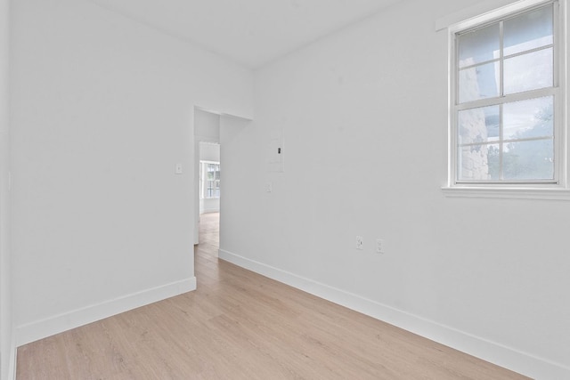 300 Fawn Ln, Georgetown, TX 78628 - spare room with baseboards and light wood-style floors