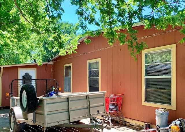 4811 Santa Anna St, Austin, TX 78721 - rear view of house with fence and a patio area