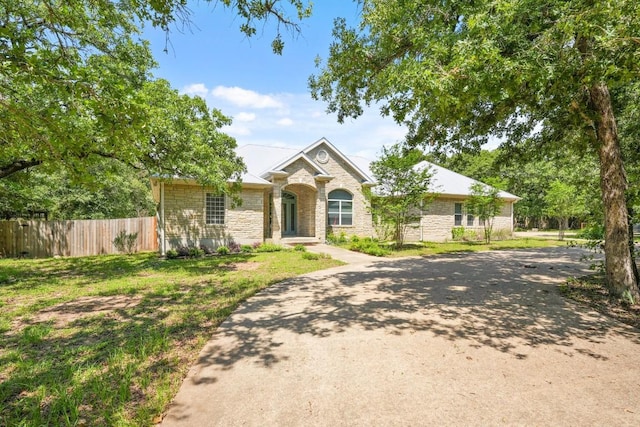 507 Arbors Cir, Elgin, TX 78621 - view of front facade with stone siding