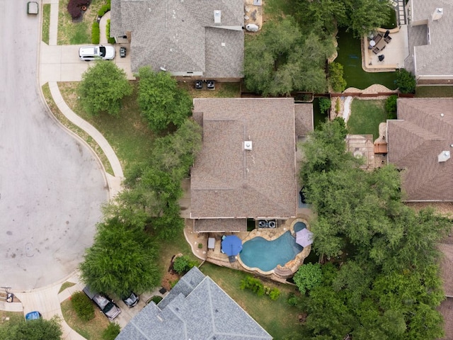 4525 Three Arrows Ct, Cedar Park, TX 78613 - drone / aerial view of a pool
