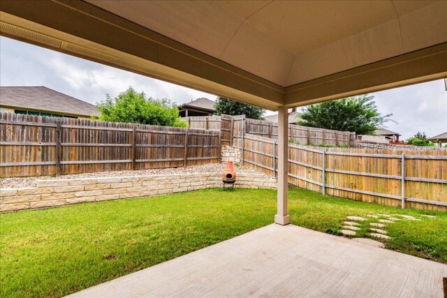 13305 Henneman Dr, Pflugerville, TX 78660 - view of yard with fence and a patio