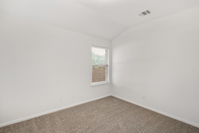 155 San Miniato St, Georgetown, TX 78628 - unfurnished room with lofted ceiling, carpet floors, and baseboards