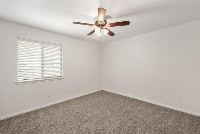 155 San Miniato St, Georgetown, TX 78628 - empty room with a ceiling fan, carpet, and baseboards