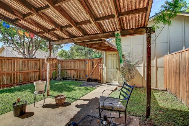1515 W Braker Ln Unit A, Austin, TX 78758 - view of yard featuring a patio