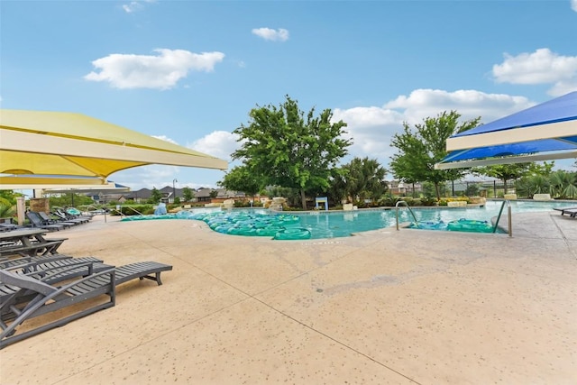 361 Wild Pecan Loop, Buda, TX 78610 - community pool featuring a patio