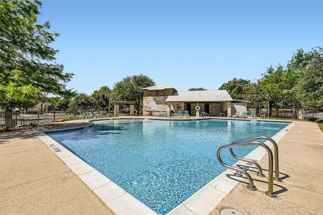 14308 Homestead Village Cir, Austin, TX 78717 - community pool with fence and a patio