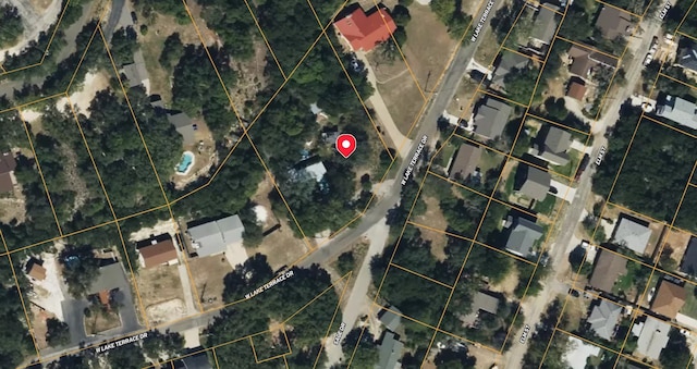 11014 W Lake Terrace Dr, Jonestown, TX 78645 - map / location with property parcel outlined