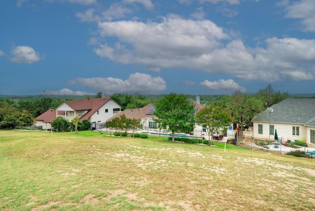 106 Clubhouse Dr, Lakeway, TX 78734 - view of yard with a swimming pool