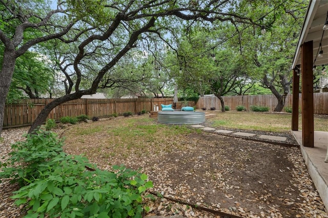 7310 Broken Arrow Ln, Austin, TX 78745 - view of yard with a patio area and a fenced backyard