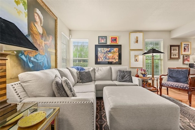 7685 Northcross Dr Unit 304, Austin, TX 78757 - living area with wood finished floors