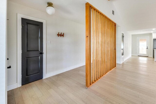 7901 Keswick Dr, Austin, TX 78745 - hallway with light wood-style floors