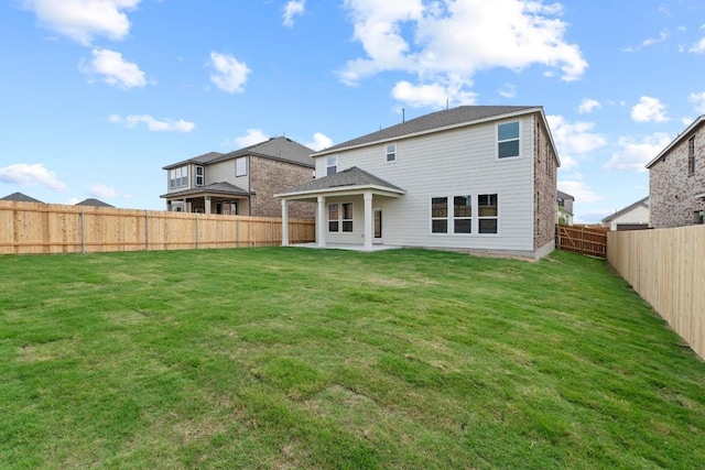 3756 Liberi Ln, Round Rock, TX 78665 - back of property featuring a patio