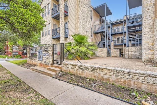 view of property