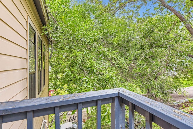 exterior space with a balcony